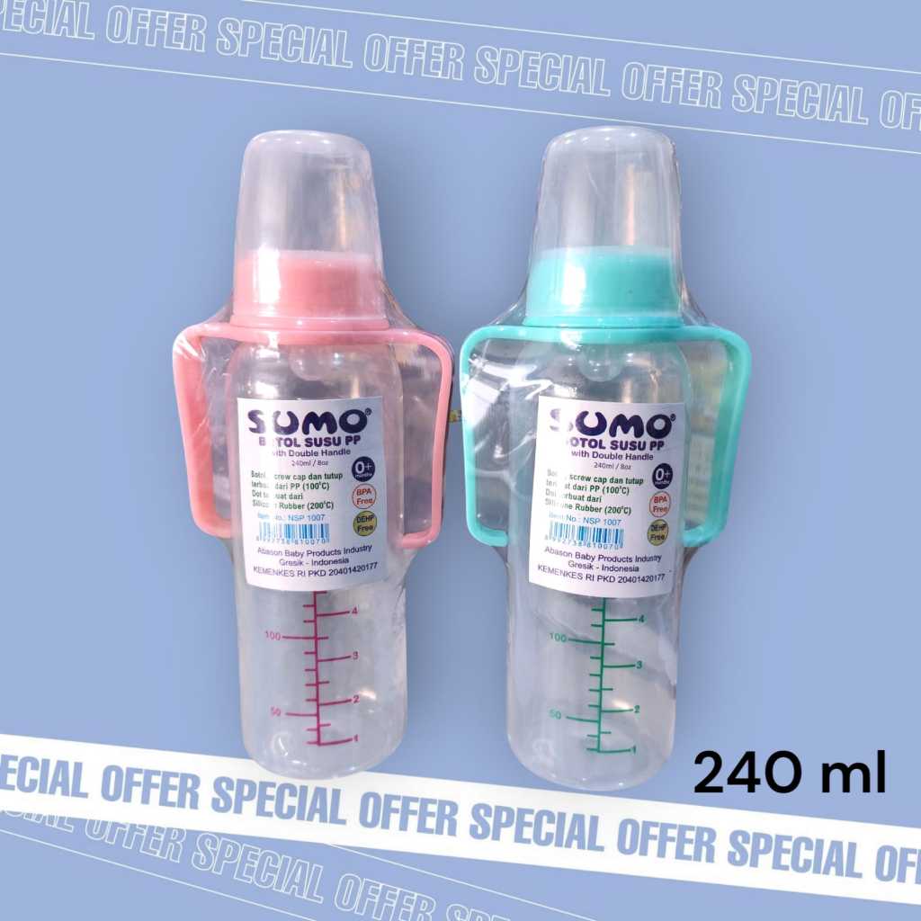 Botol Susu Bayi Dengan Handle