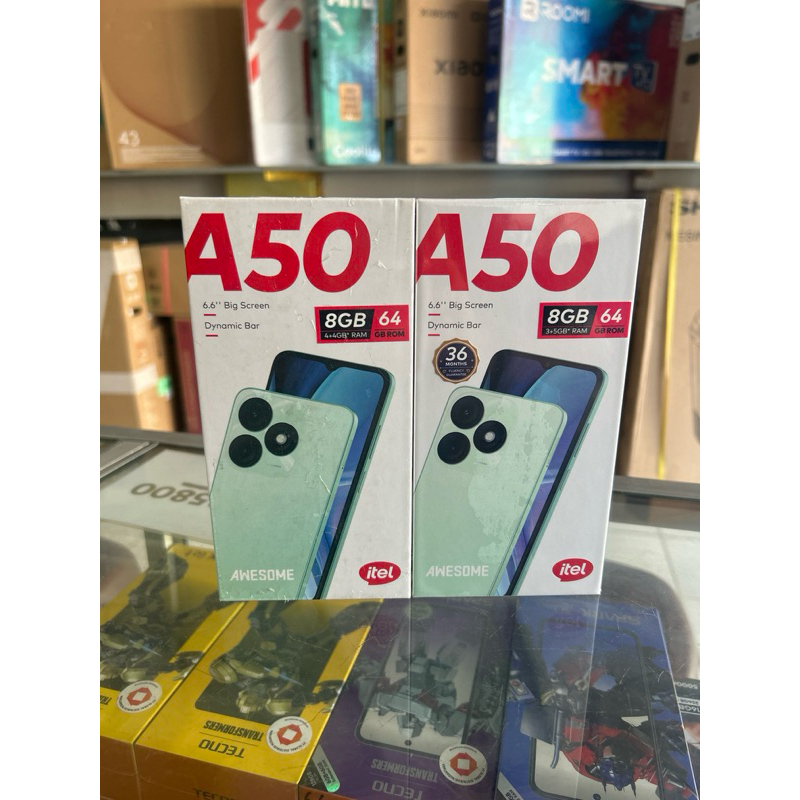 ITEL A50 3/64GB & 4/64GB GARANSI RESMI