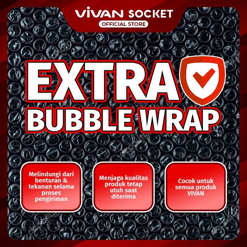 

[WAJIB ORDER] EXTRA BUBBLE WRAP (untuk menambah proteksi barang anda)