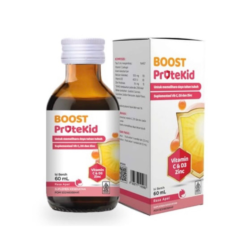 Boost Prote Kid Sirup Vitamin D Zinc Multivitamin Anak