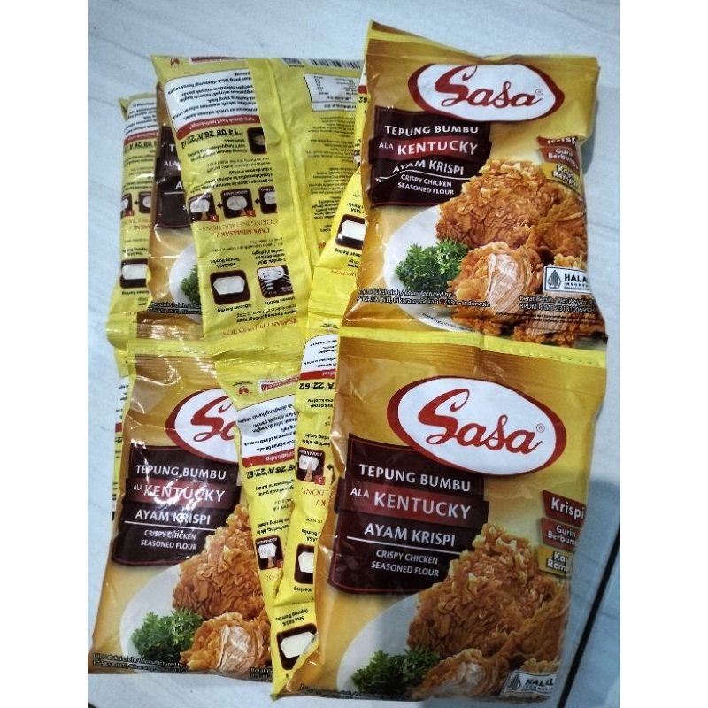 

SASA Tepung Bumbu Ala Kentucky 1renceng isi 10pcs @90gr