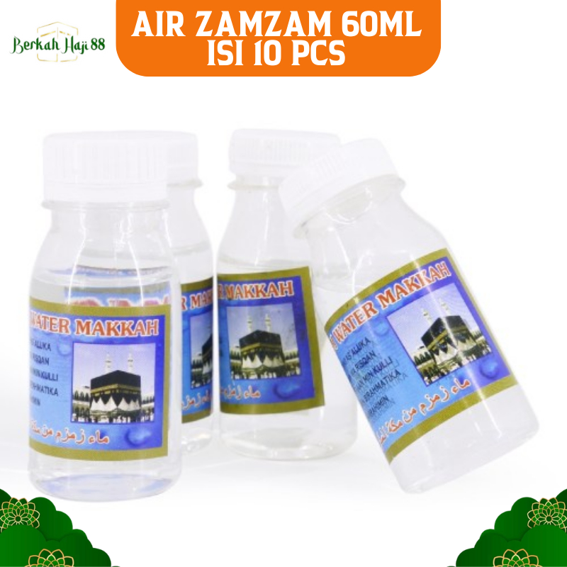 

Ay00! Air Zam Zam Isi Full Botol Kemasan 80ml Paket 10pcs Lengkap