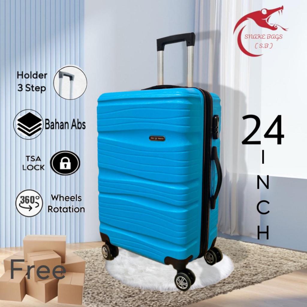 MERDEKA SALE KOPER 24 INCH KOPER BAGASI BISA COD, Tahan banting, anti air dan ringan 805  Koper 24in