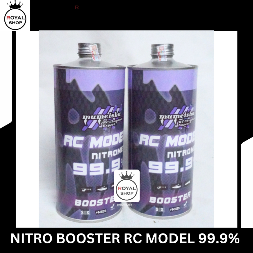 NITRO BOOSTER RC MODEL 99.9% Octane Oktan Booster Meningkatkan Power