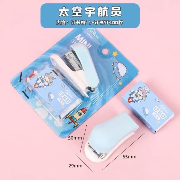 

Stapler Necis Set Mini Lucu Karakter Staples mini portable + isi