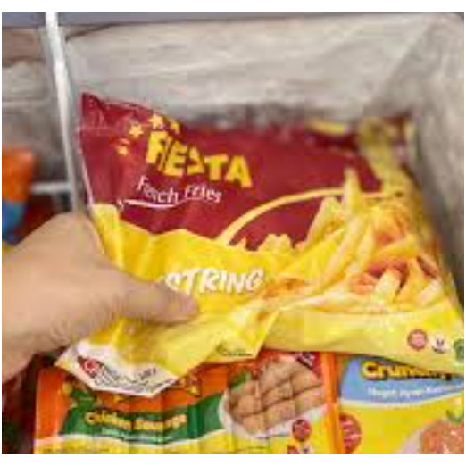 

pekanbaru saja ya, fiesta french fries varian tipe shoestring, straight cut, batter coated kentang