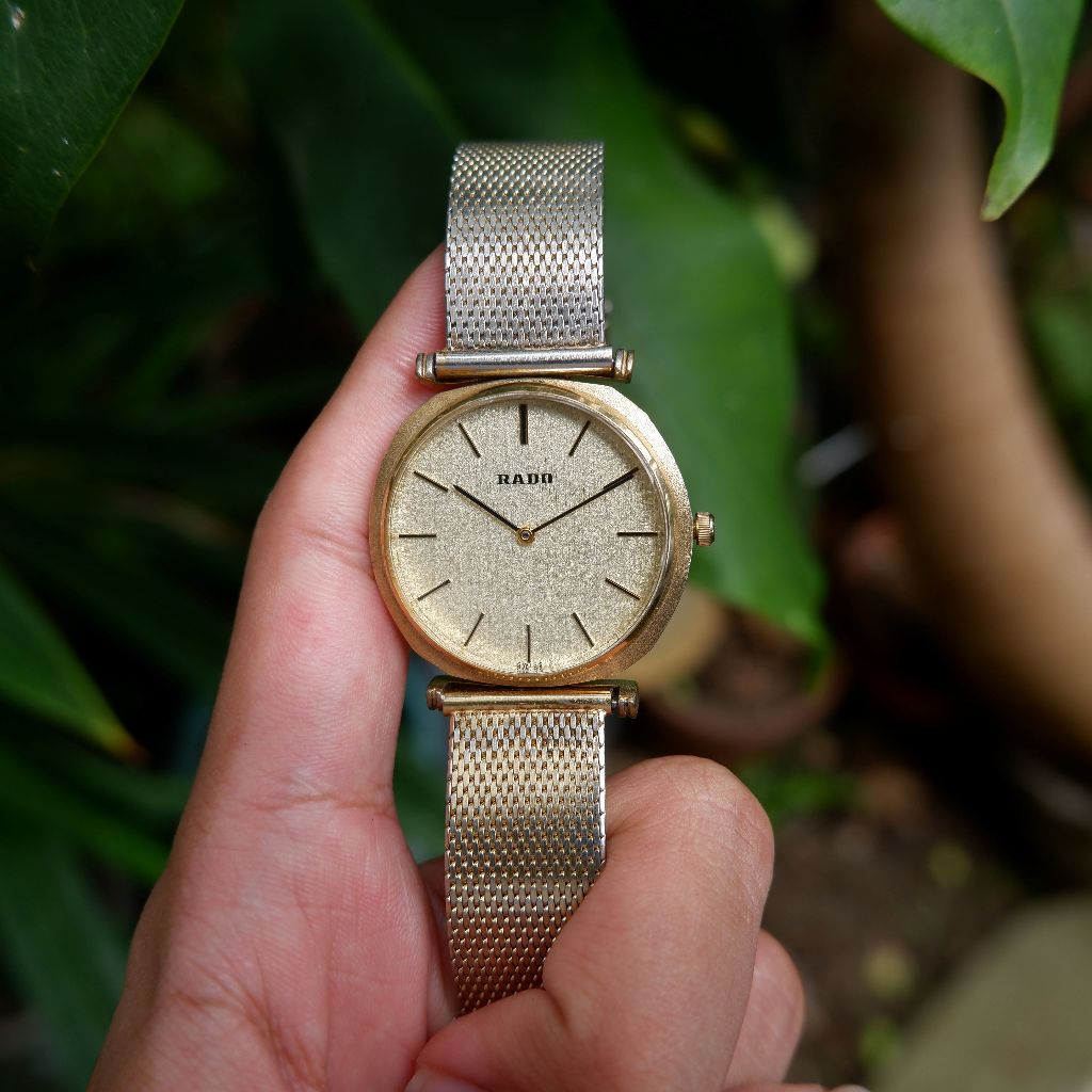 Rare Rado 563 9001 2 Gold Plated Automatic Watch