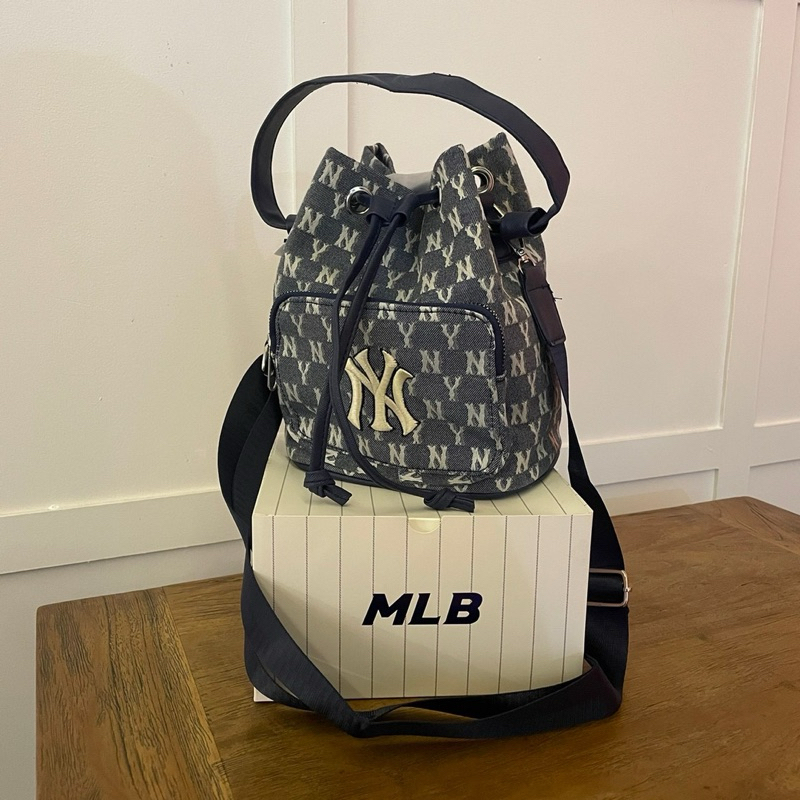 MMLBB Mini Backpack New York NY Monogram Jacquard Tas Ransel Mini