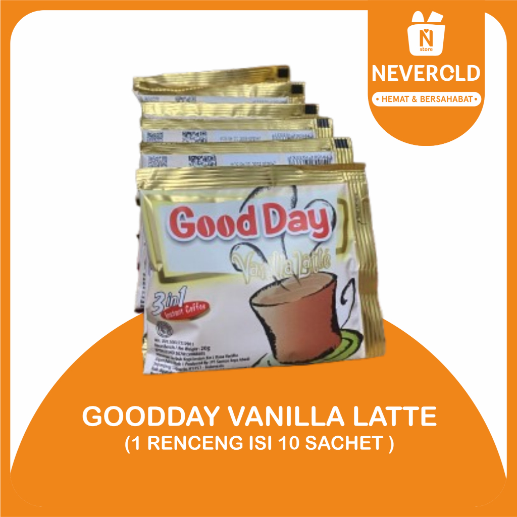 

GOODDAY VANILLA LATTE 1 RENCENG ISI 10 SACHET