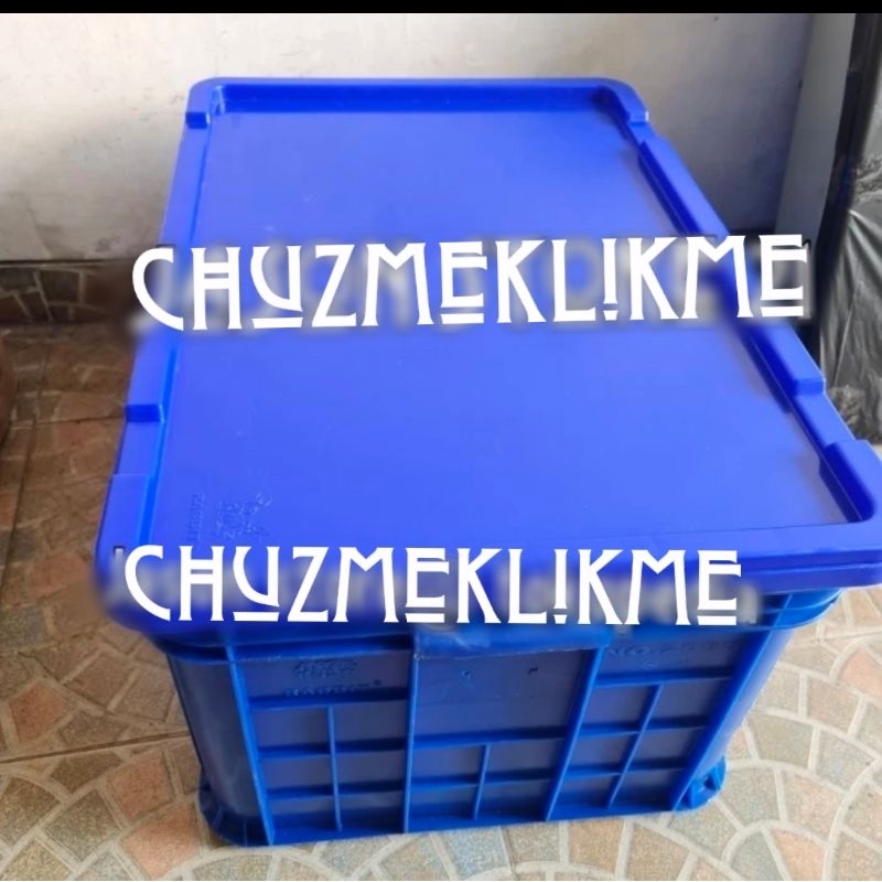 Container box industri Rabbit 2066 + tutup/Kontainer box plastik Rabbit 2066/container box industri 