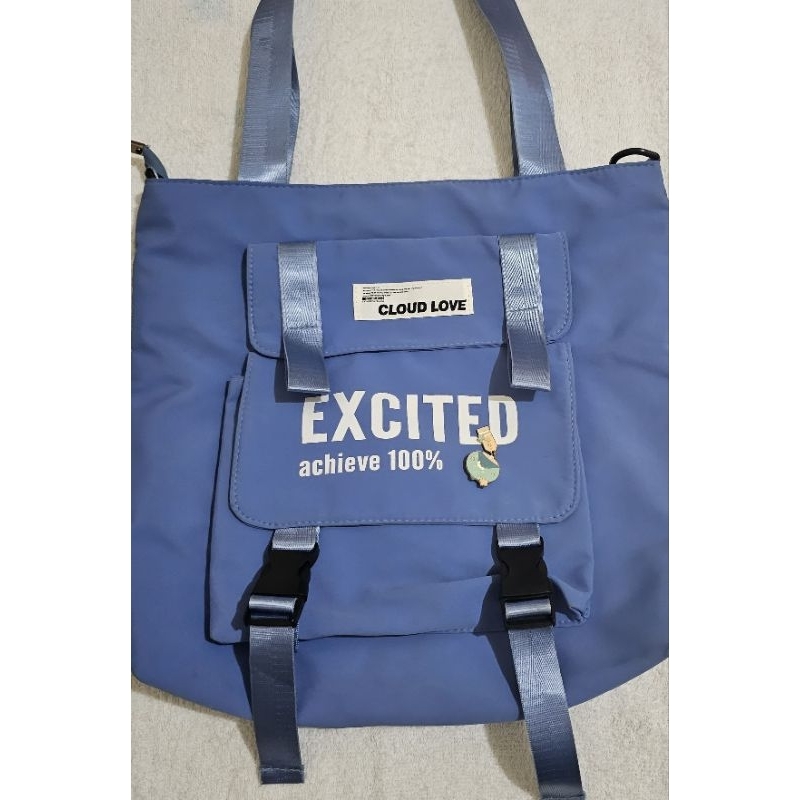 Tas Wanita Tote Bag Jinjing dan Selempang Cloud Love