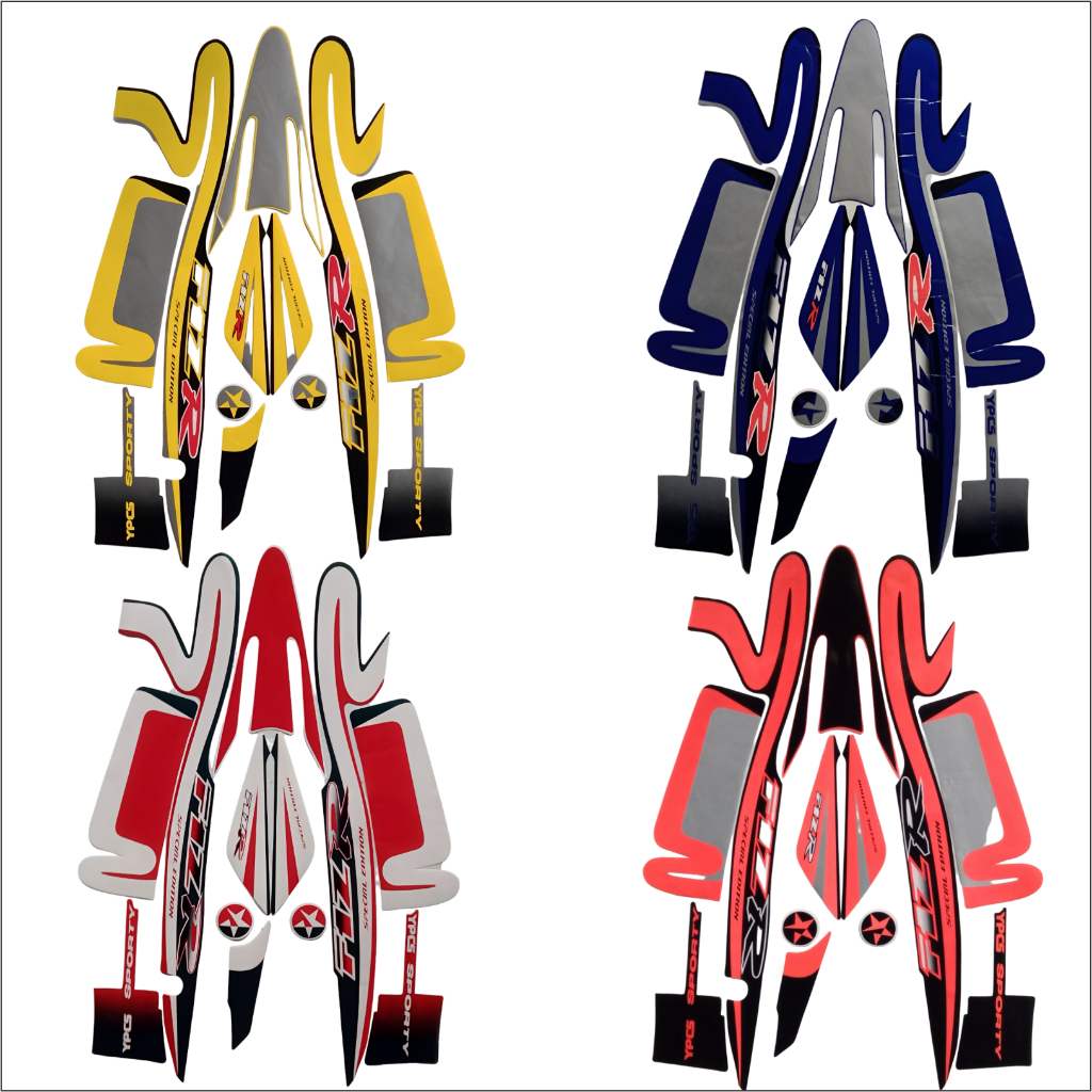 STIKER STRIPING STANDAR F1ZR 2004 ORI TERMURAH TERLARIS