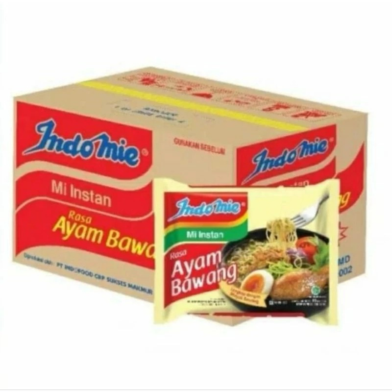 

Indomie Ayam Bawang 1 Dus Isi 40 pcs
