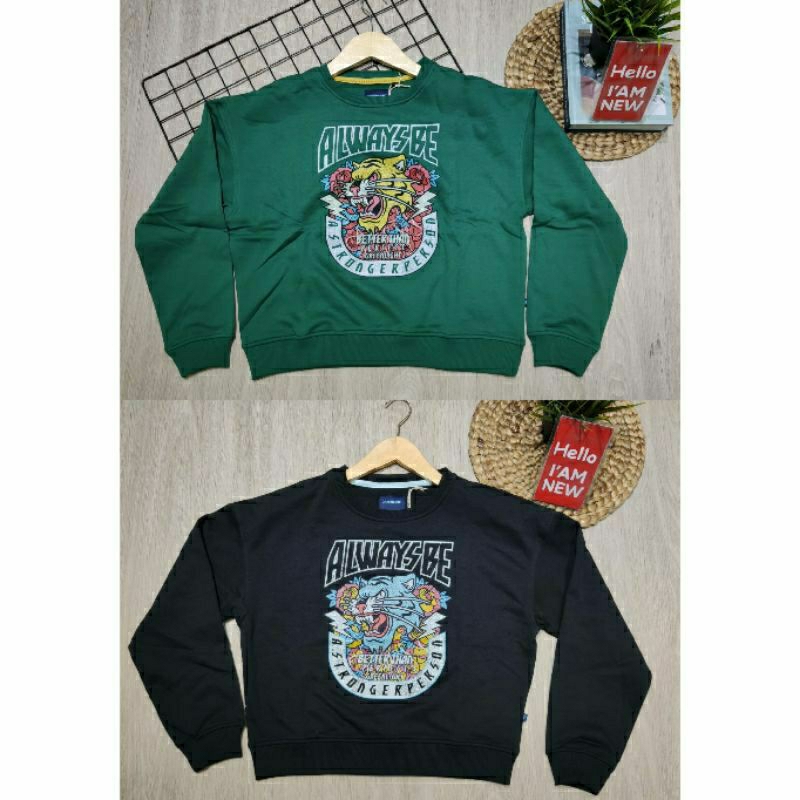 sweater greenlight wanita terbaru original // croptop