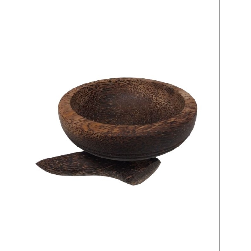 coet/cobek ulekan sambel kayu aren asli