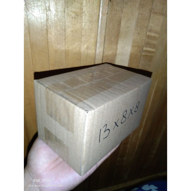 

kardus packing polos ukuran 13x8x8cm