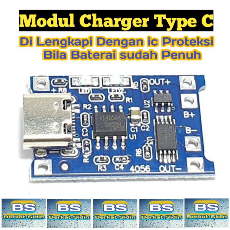 Modul Ces Charger Baterai 18650
