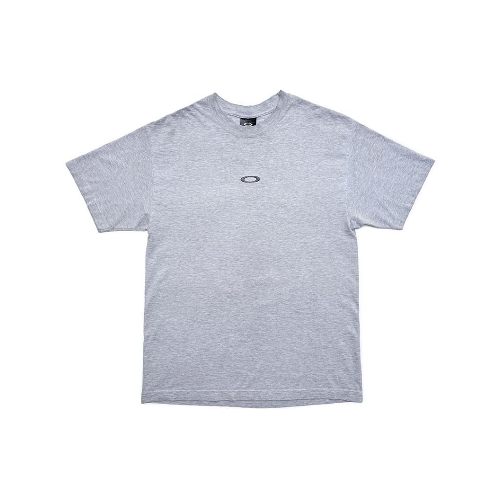 00s Oakley Center Embroidered Logo T Shirt