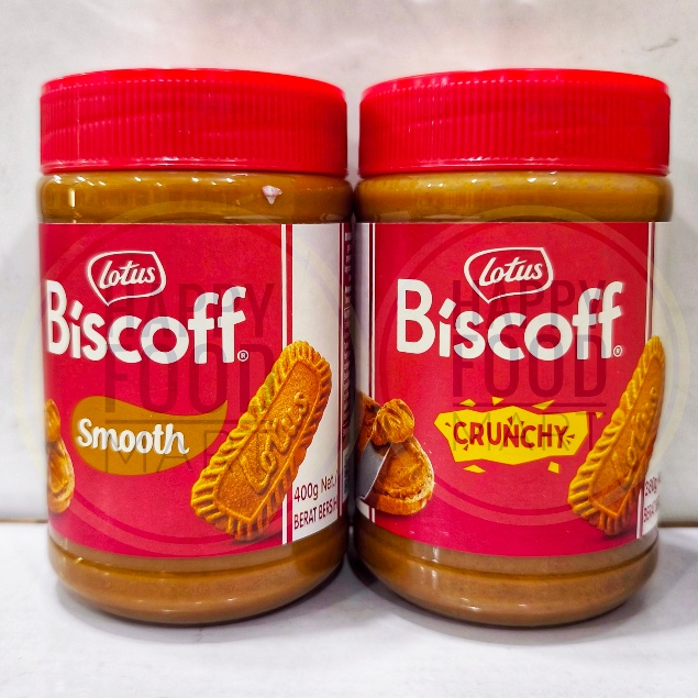 

[HALAL] LOTUS BISCOFF SPREAD 400G/CRUNCHY BISCUIT SPREAD 380G/BISKUIT SPECULOOS/SELAI ROTI/VEGAN