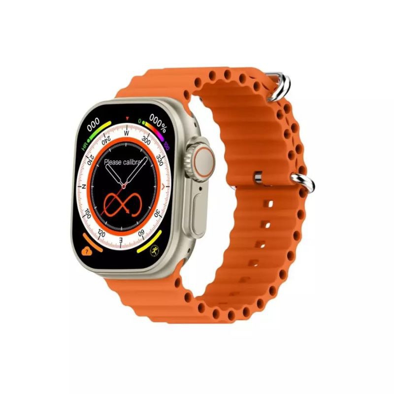 Smartwatch PEJE ZW Ultra 9S Rosegold Karet Orange Free Rubber Black & Kanvas Original Garansi