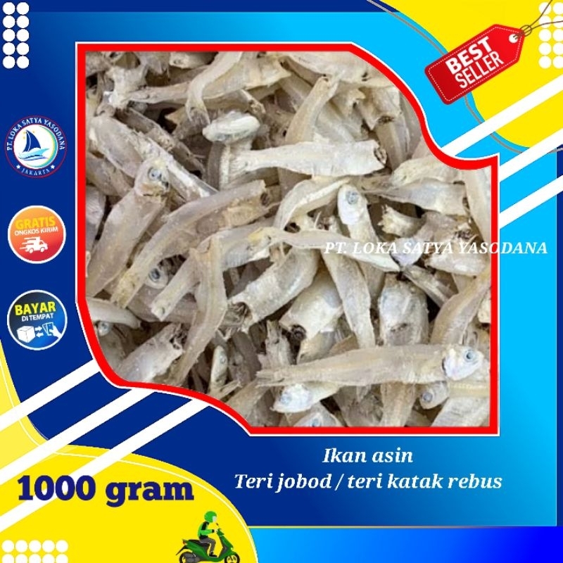 

ikan asin teri daging / teri jobod super 1000gram / 1 kg
