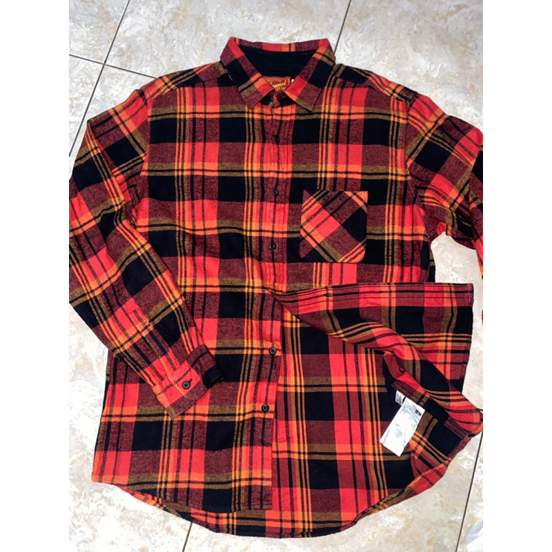 kemeja pria flanel UNIQLO | second
