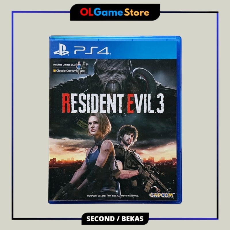 PS4 Resident Evil 3 Remake RE 3 Kaset BD Game PS 4