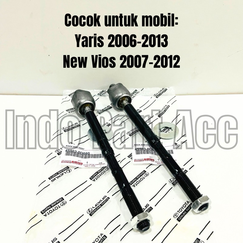 Long Tierod Rack End Yaris 2006 2007 2008 2009 2010 2011 2012 2013 Original