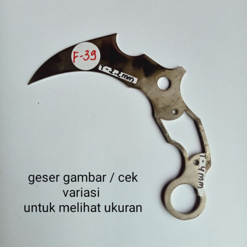 F-39 bahan baja D2/TKM germany