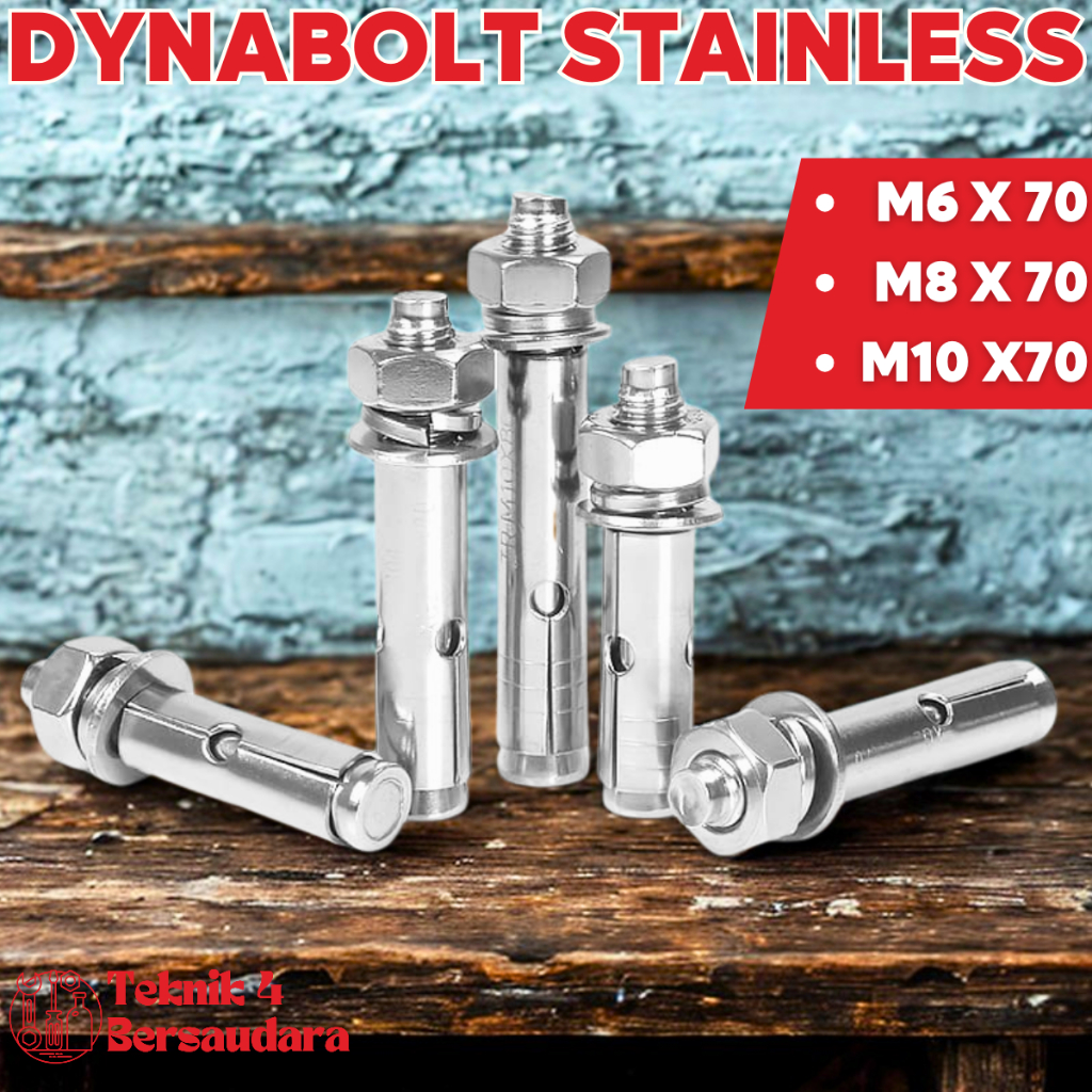 Dynabolt Stainless Steel / Baut beton / M6 & M8 & M10