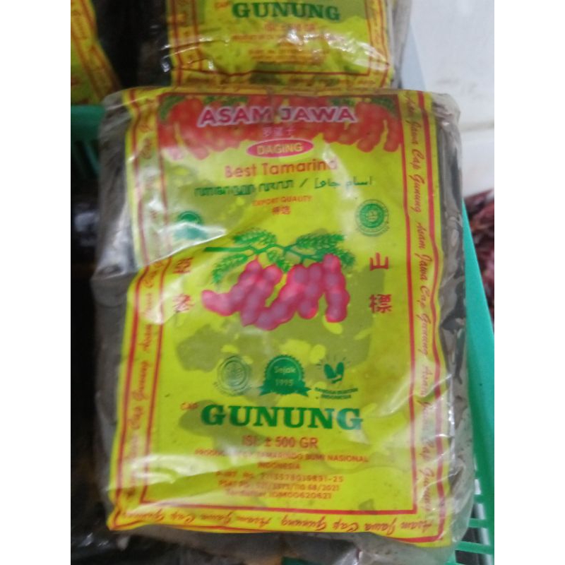 

Asam Jawa Daging non Biji Cap Gunung 500 g