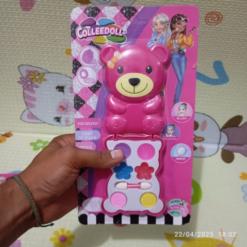Mainan Anak Perempuan MAKE UP TEDDY BEAR/mainan make up/make up anak anak/