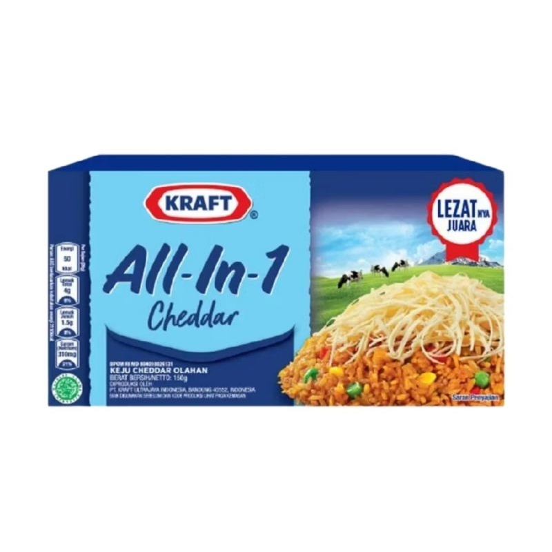 

KRAFT ALL IN ONE Keju Cheddar 150gr