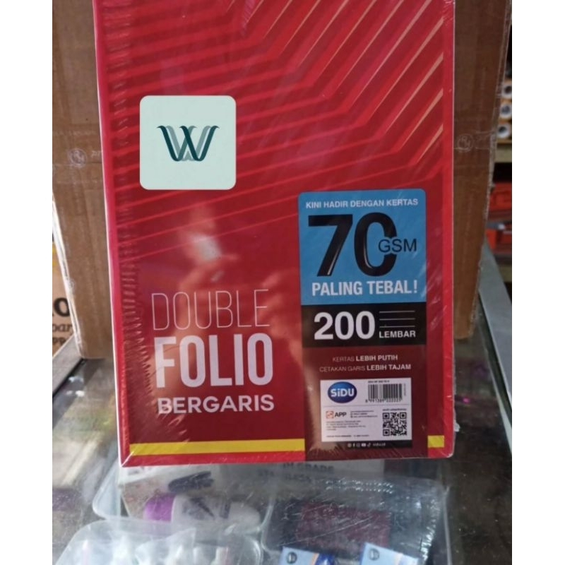 

KERTAS FOLIO BERGARIS SIDU ISI 200 LEMBAR 70GSM