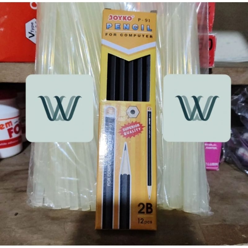 

1 KOTAK PENSIL 2B JOYKO P-91 ISI 12 PCS / PENSIL KAYU