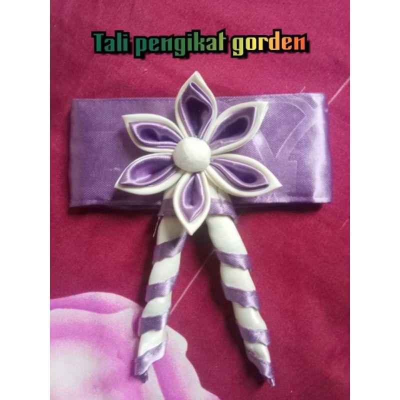 Tali,gorden, bahan, kain, blackout, warna, ungu