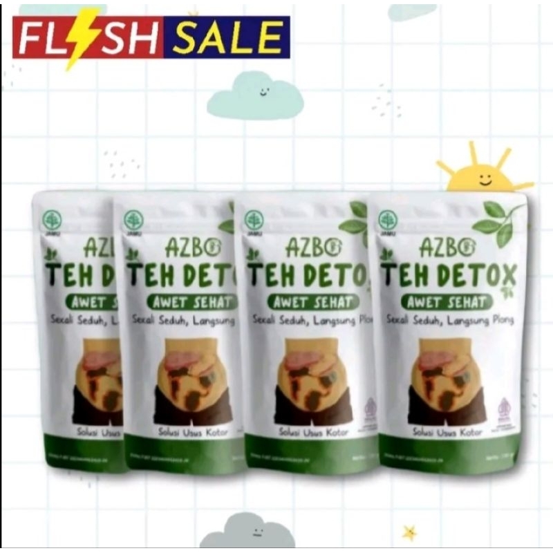 

EXSTRA PROMO PAKET 4 PAK Teh AZBO minuman greentea herbal alami kemasan baru 130grm dengan jahe