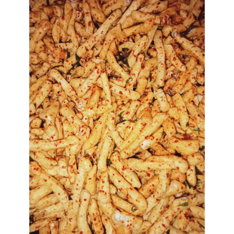 

1 kg stik basreng pedas daun jeruk