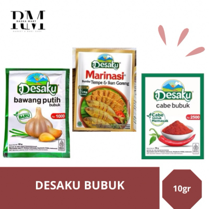 

DESAKU BUMBU RACIK- INSTAN KETUMBAR / BUBUK CABE/ MARINASI