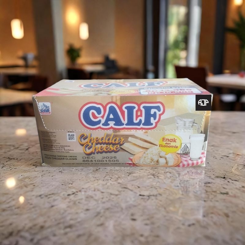 

Keju CALF Cheddar 8 x 200 gr