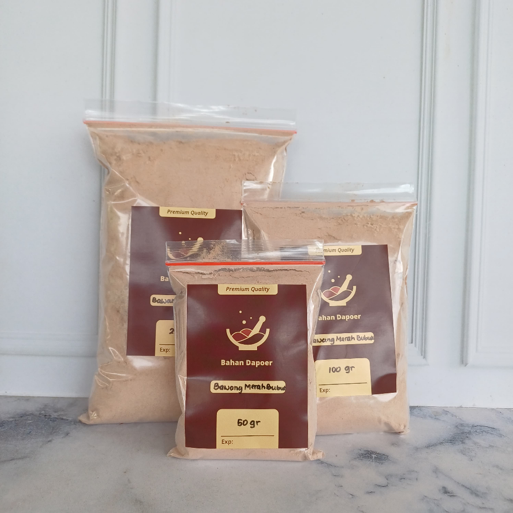 

Bawang MERAH Bubuk Murni | Pure Shallot / Red Onion Powder 100% Premium - 50 gr, 100 gr, 250 gr