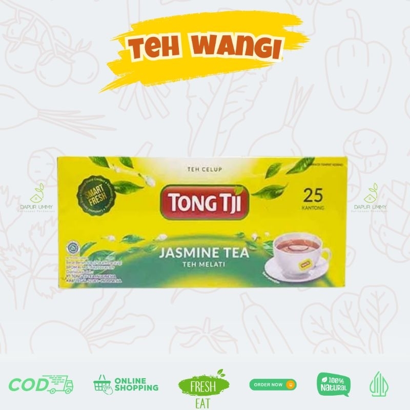 

TONG TJI • Jasmine Tea • Teh celup 25 Kantong