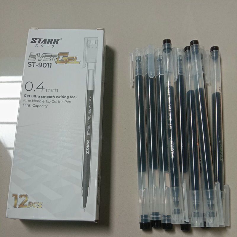

Pulpen Gel Stark Ever Gell 0,4 Murah Grosir/ Bolpen Basah/Pen Gel