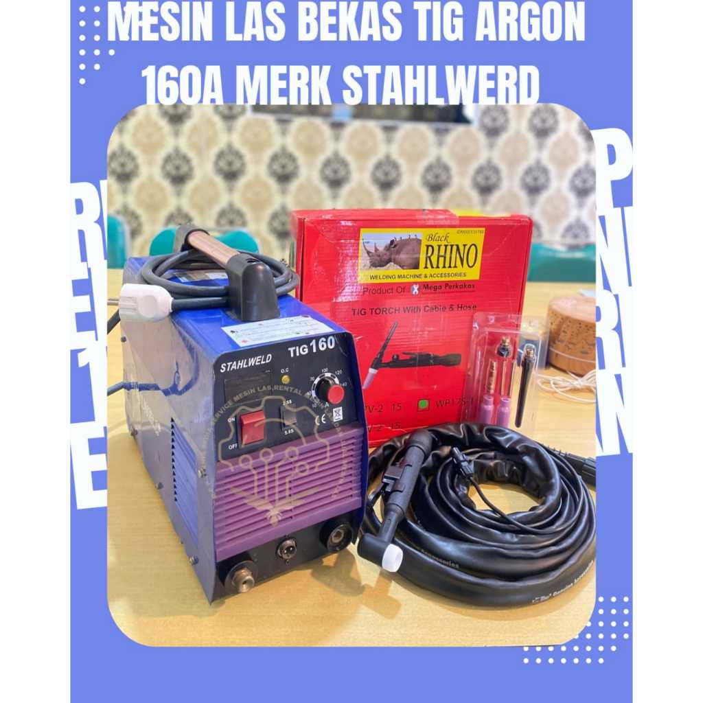 MESIN LAS TIG ARGON BEKAS 160A STAHLWERD MESIN LAS TIG BEKAS 160A STAHLWERD MESIN LAS GTAW