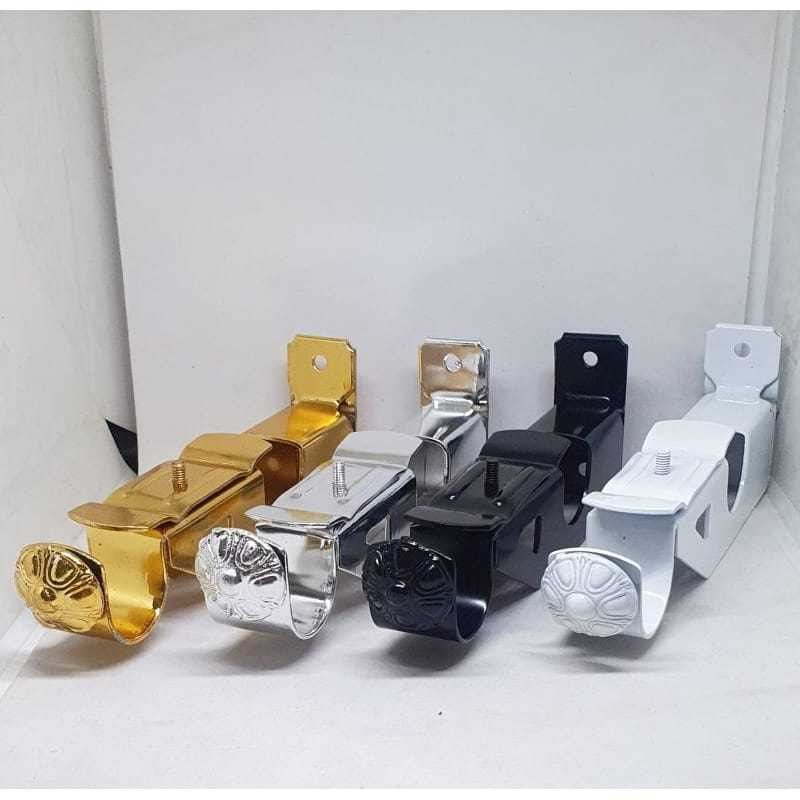 bracket DOUBLE pipa gorden kaki batang gorden