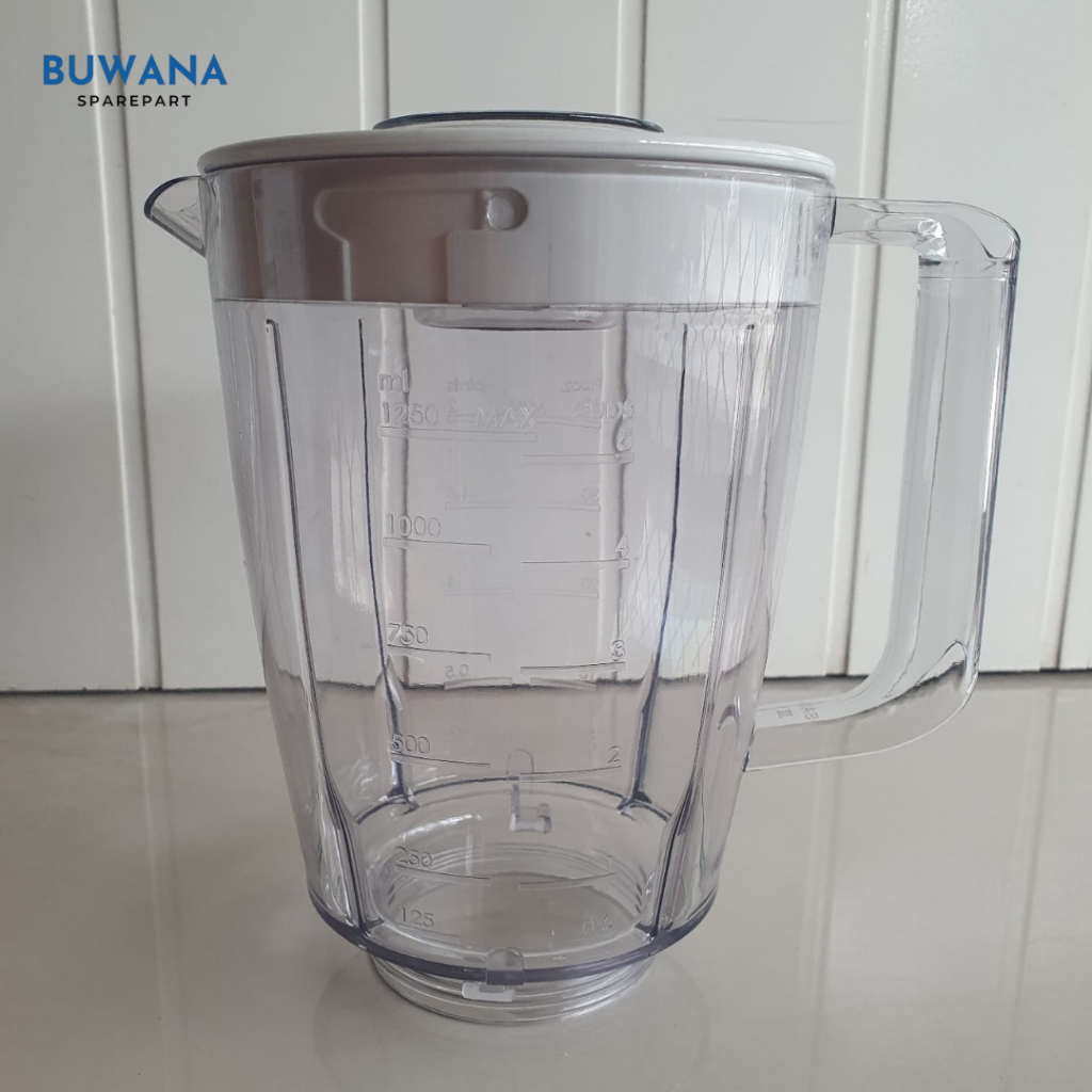 Gelas Blender Philips HR 2100 2102 HR 2104 HR 2108 HR 2113 HR 2114 original (Tanpa pisau) TANPA MESI