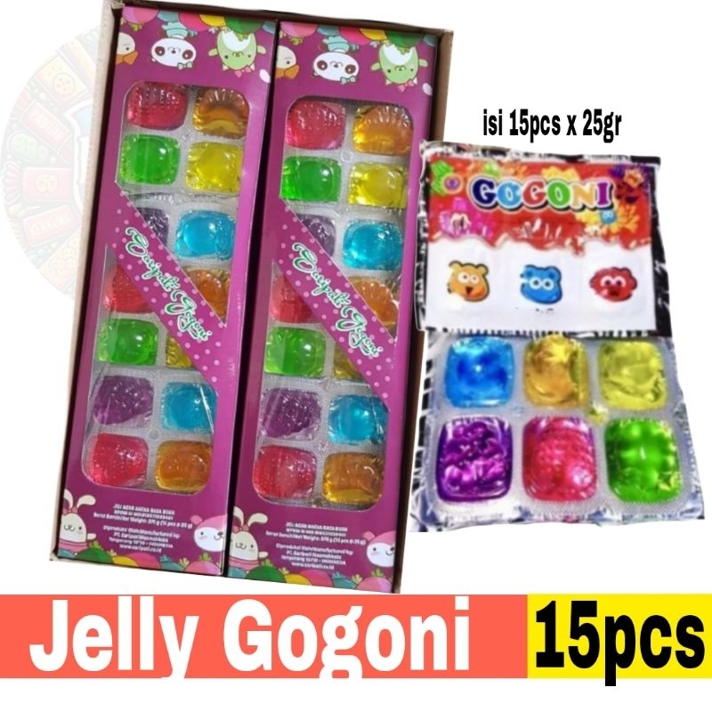 

Saripati Buah Jelly Gogoni Box isi 15pcs x 25gr