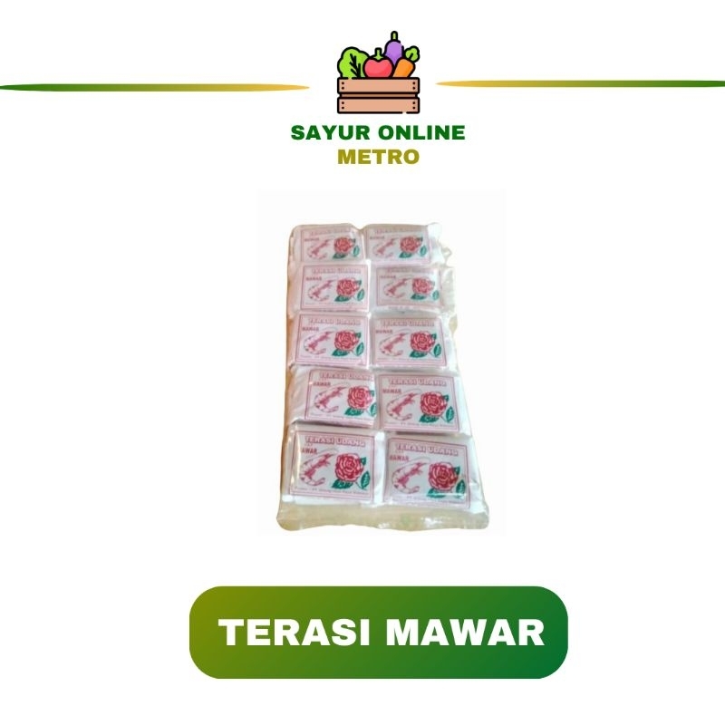 

Terasi mawar 2 pcs - Sayur Online Lampung