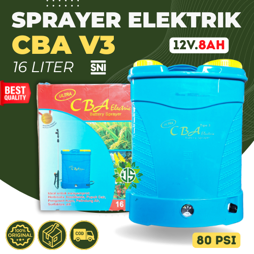 Sprayer CBA Type 3 Elektrik 16 Liter Tangki Semprot Gendong