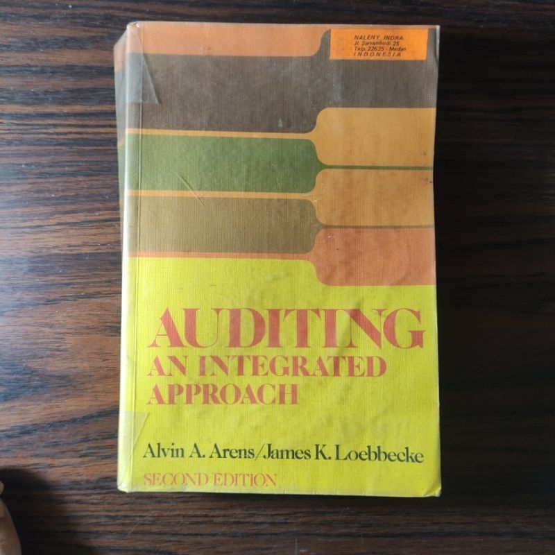Auditing An Integrated Approach Alvin. A. Arens